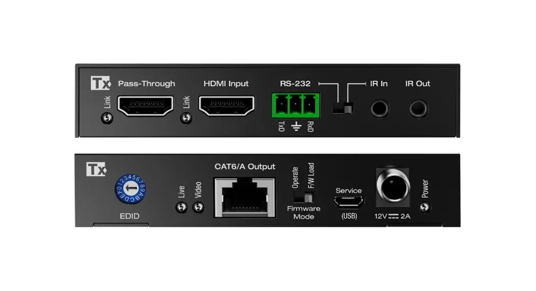 Key Digital Kd-x444sp 4k 18g Hdmi Over 50m Cat5e/6 Extender Set With Hdr, Power Over Cat, Ir Or Rs-232 Installation Guide