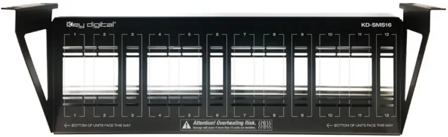 key digital KD X444SP 4K 18G HDMI over 50m CAT5e 6 Extender Set with HDR Power over Cat IR or RS 232 - Rack Mounting