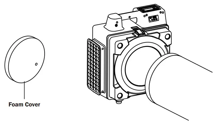 XPOWER X-2700 Professional 3 Stage HEPA Air Scrubber - Extension Setup