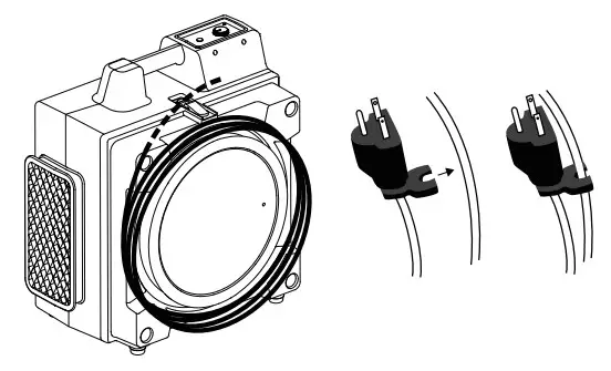 XPOWER X-2700 Professional 3 Stage HEPA Air Scrubber - Organize the Cord