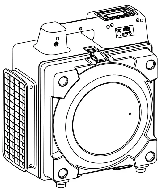 XPOWER X-2700 Professional 3 Stage HEPA Air Scrubber