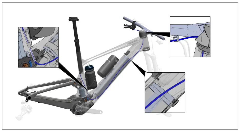 SCOTT 2023 LUMEN eRIDE - CABLE ROUTING 1