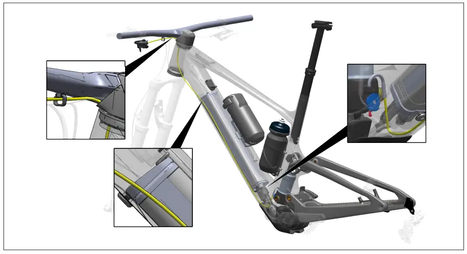 SCOTT 2023 LUMEN eRIDE - CABLE ROUTING 1