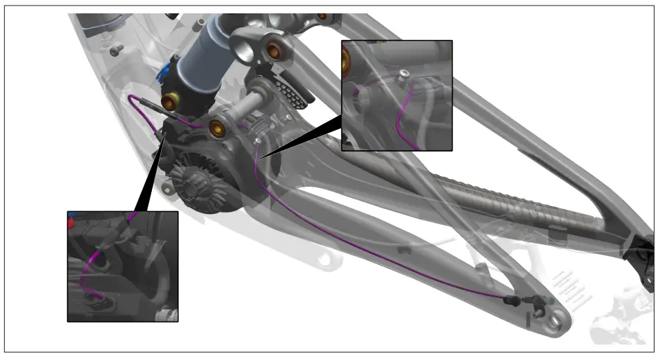 SCOTT 2023 LUMEN eRIDE - CABLE ROUTING 3