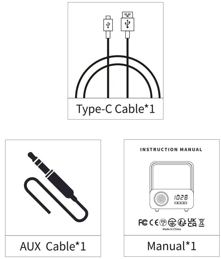 TUOKE WH-J08 Creative Portable Bluetooth Speaker - Overview 1