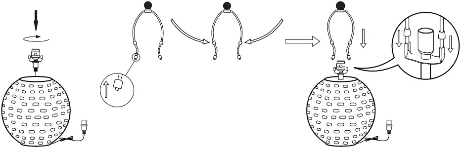 ASHLEY L204214 Table Lamp A2