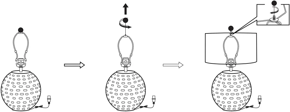 ASHLEY L204214 Table Lamp A3