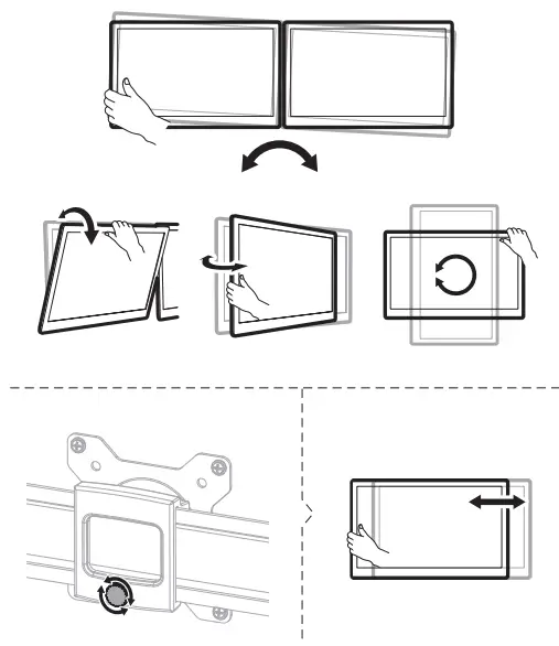 Neomounts DS75 450BL2 Monitor Arm Desk Mount - STEP10