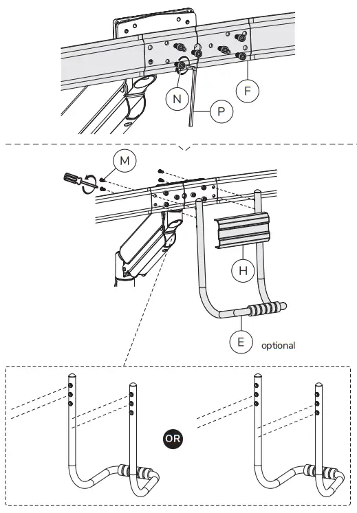 Neomounts DS75 450BL2 Monitor Arm Desk Mount - STEP4