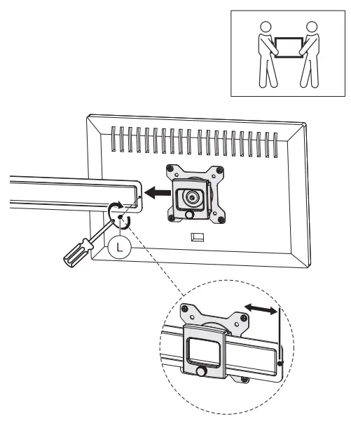 Neomounts DS75 450BL2 Monitor Arm Desk Mount - STEP6