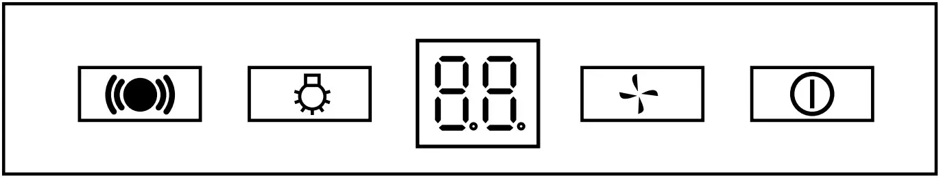 Schweigen UM 9S Silent Undermount Rangehood - CONTROL PANEL