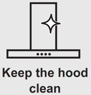 AEG DBE3650R Wall Extractor Hood - CARE AND CLEANING 2