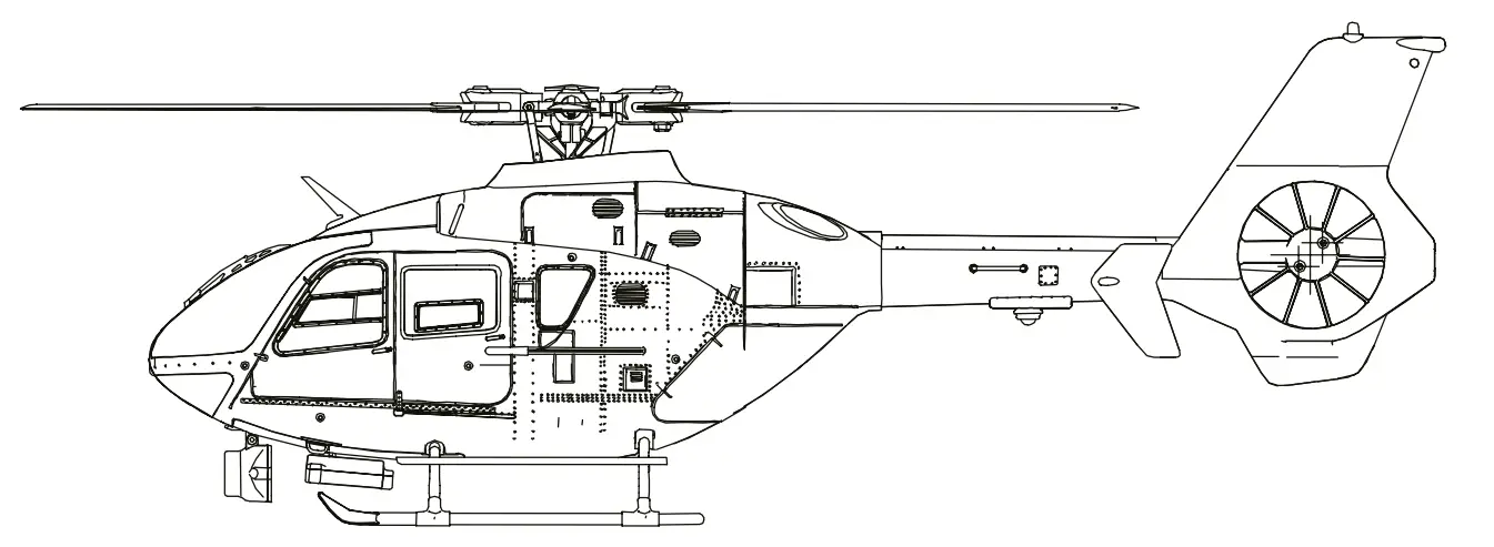 MODSTER EC-135 Scale RC Helicopter Electric RTF