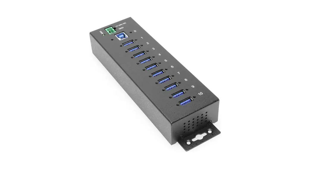 Coolgear Cg-10u2aml 10-port Usb2.0 Metal Hub Installation Guide