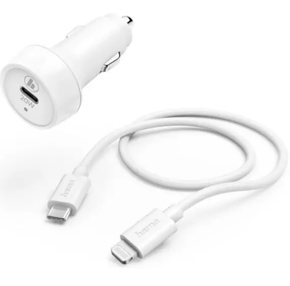 hama 00086424 12W Lightning Car Charger-product