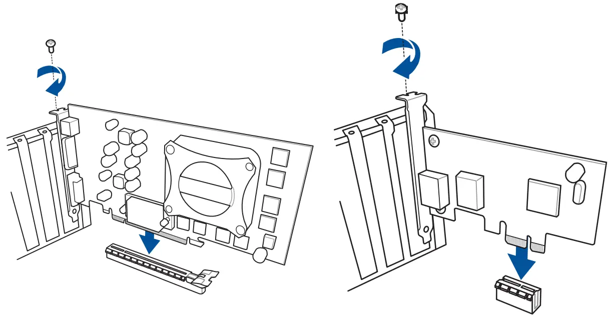 ASUS Q20196 TUF Gaming Motherboard - Install Expansion Card
