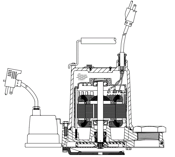 PENTAIR-OSP50-OSP-Series-1-2 HP-Cast-Iron-Naval-Bronze-Effluent-Pumps-FIG-3