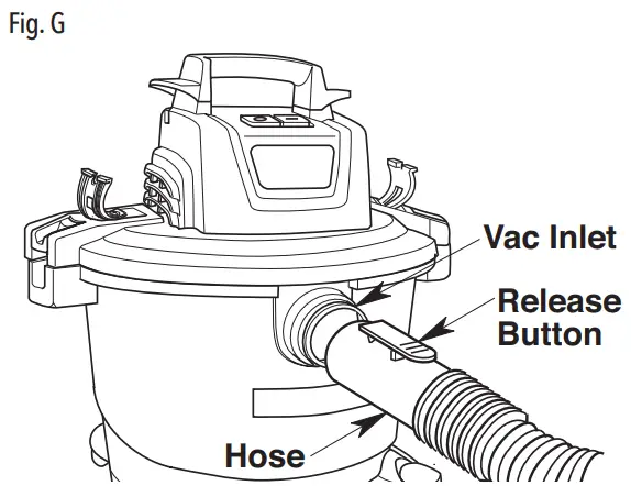 CRAFTSMAN CMXEVBE175960 Dry Wet Vacuum Cleaner - Vac Assembly 2