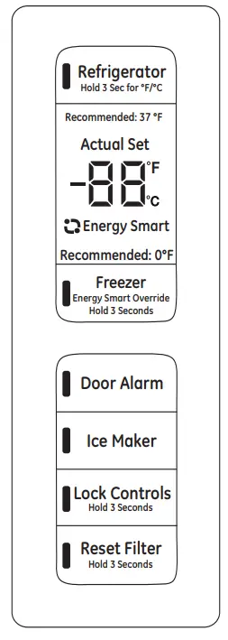 MONOGRAM ZWE23 French Door Bottom Freezer Freestanding Refrigerator -