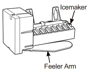 MONOGRAM ZWE23 French Door Bottom Freezer Freestanding Refrigerator - Feeler Arm