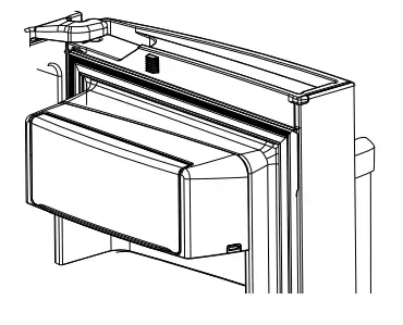 MONOGRAM ZWE23 French Door Bottom Freezer Freestanding Refrigerator - lock