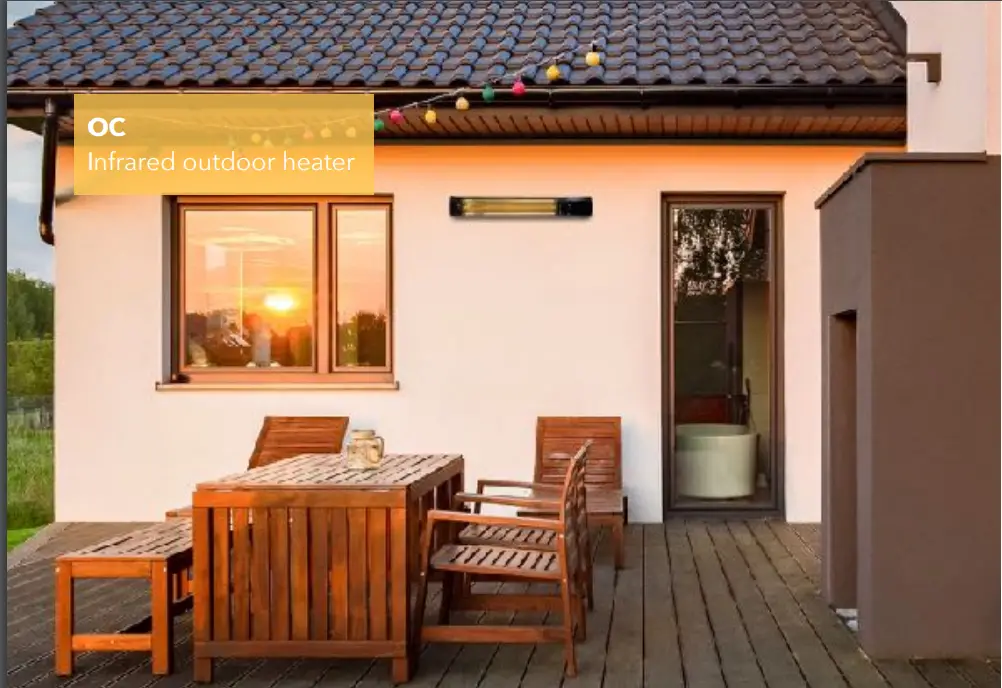 OC Infrared outdoor heater
