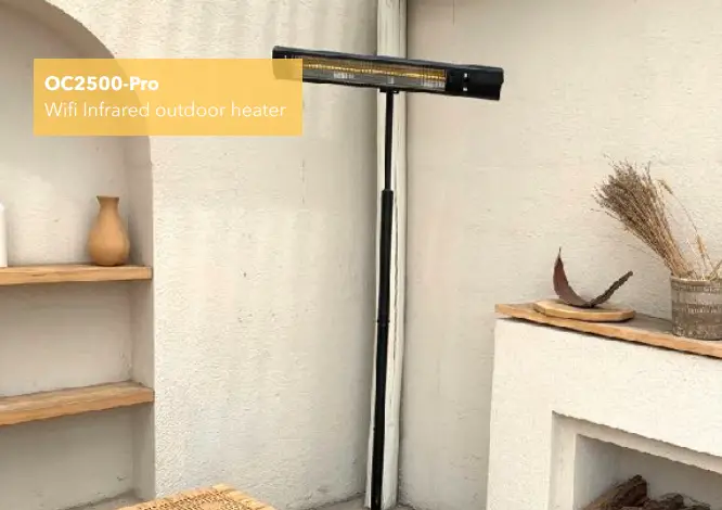 OC2500-Pro Wifi Infrared outdoor heater