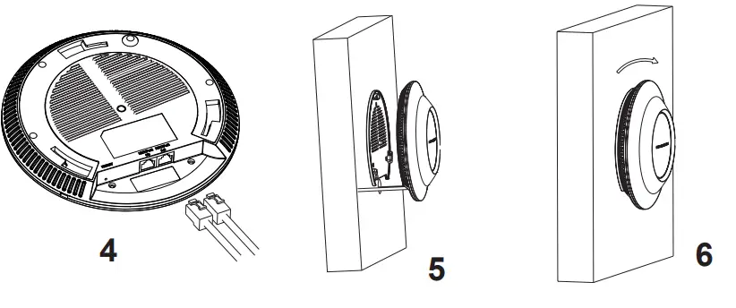 GRANDSTREAM GWN7662 Indoor Wi-Fi 6 Access Point - Pack4