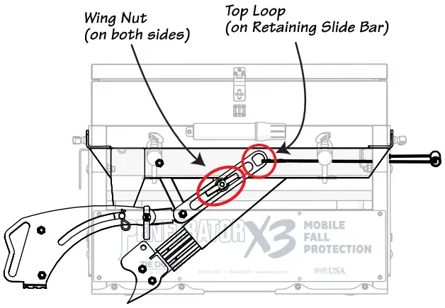 TIE DOWN 40620 Penetrator X3 Mobile Fall Protection - Rescue Event 6