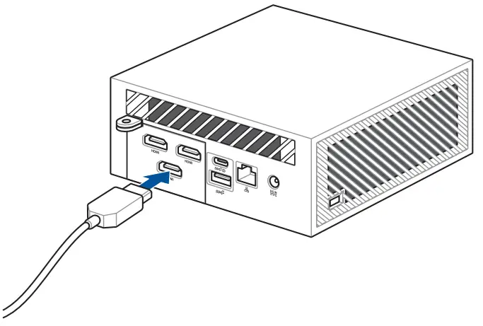 ASUS PN64 Series Mini PC - connect