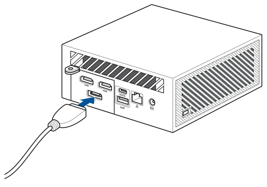 ASUS PN64 Series Mini PC - port 1