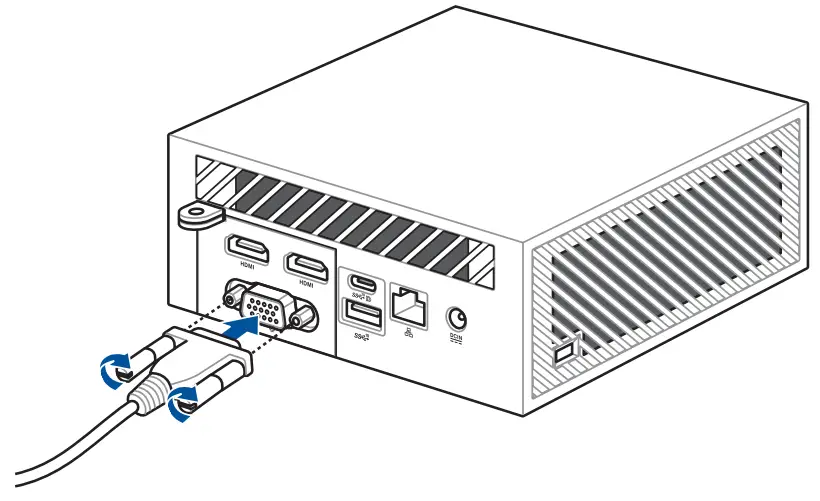ASUS PN64 Series Mini PC - port