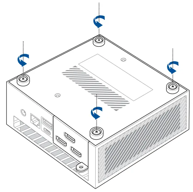 ASUS PN64 Series Mini PC - screws