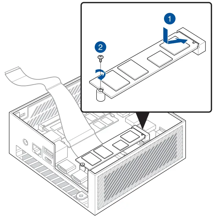ASUS PN64 Series Mini PC - standoff