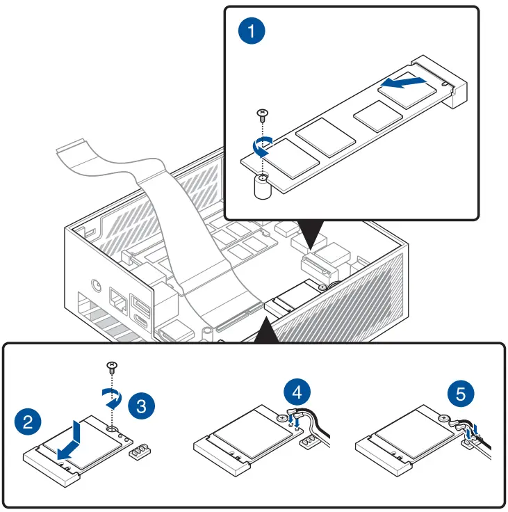 ASUS PN64 Series Mini PC - wireless card