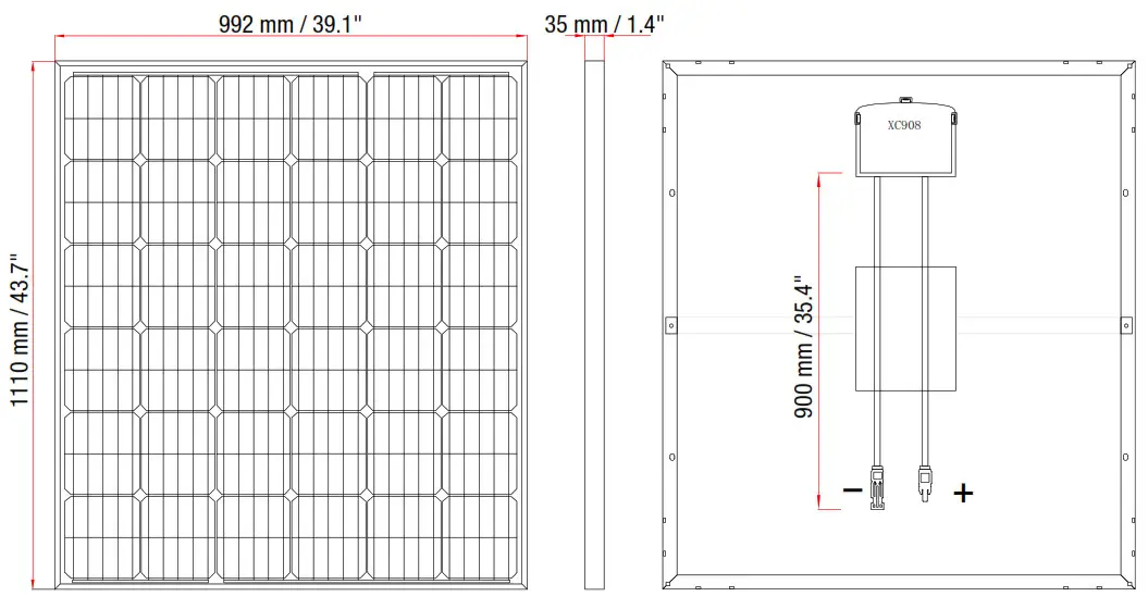 REDARC SMSP1050 Monocrystalline Solar Panels - SOLAR 4
