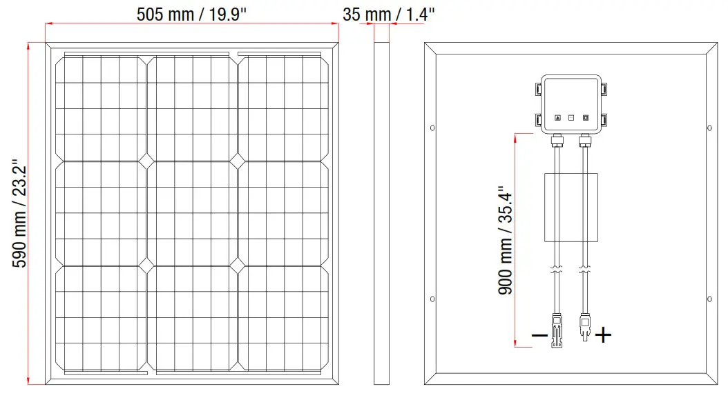 REDARC SMSP1050 Monocrystalline Solar Panels - SOLAR