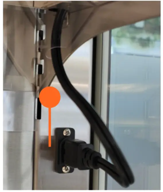 cossiga DTGOR6 Upright Open Front Fridge - separation 2