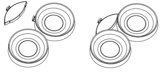 WellToBe A36 Automatic Pet Feeder - plate