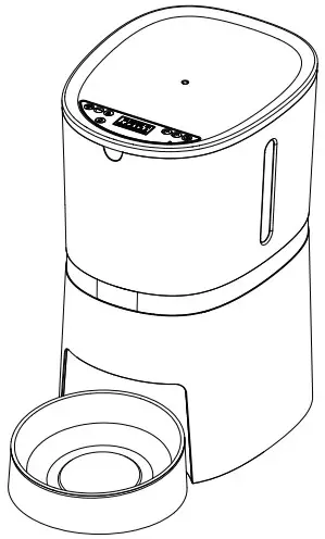 WellToBe A36 Automatic Pet Feeder