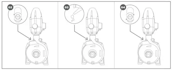 FIG 13 PRIMING INSTRUCTIONS