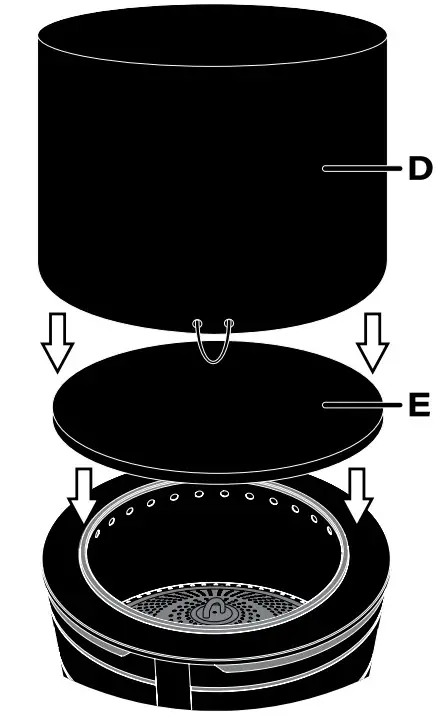 TIKI BRAND 1321009 Reunion Tabletop Cover - storage 3