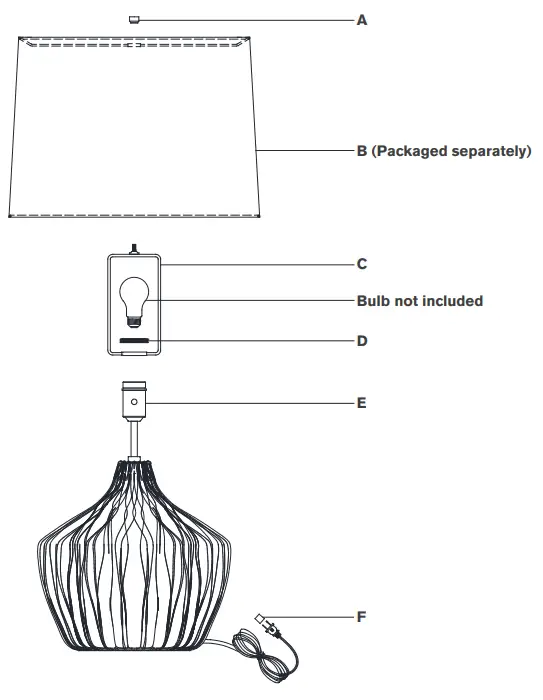 VISUAL COMFORT CD 3602 Sur Large Table Lamp -