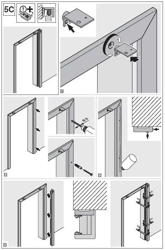HOERMANN-EB073-A-Sliding-Door-Set-Running-in-Front-of-the-Wall-without-Frame-fig-8