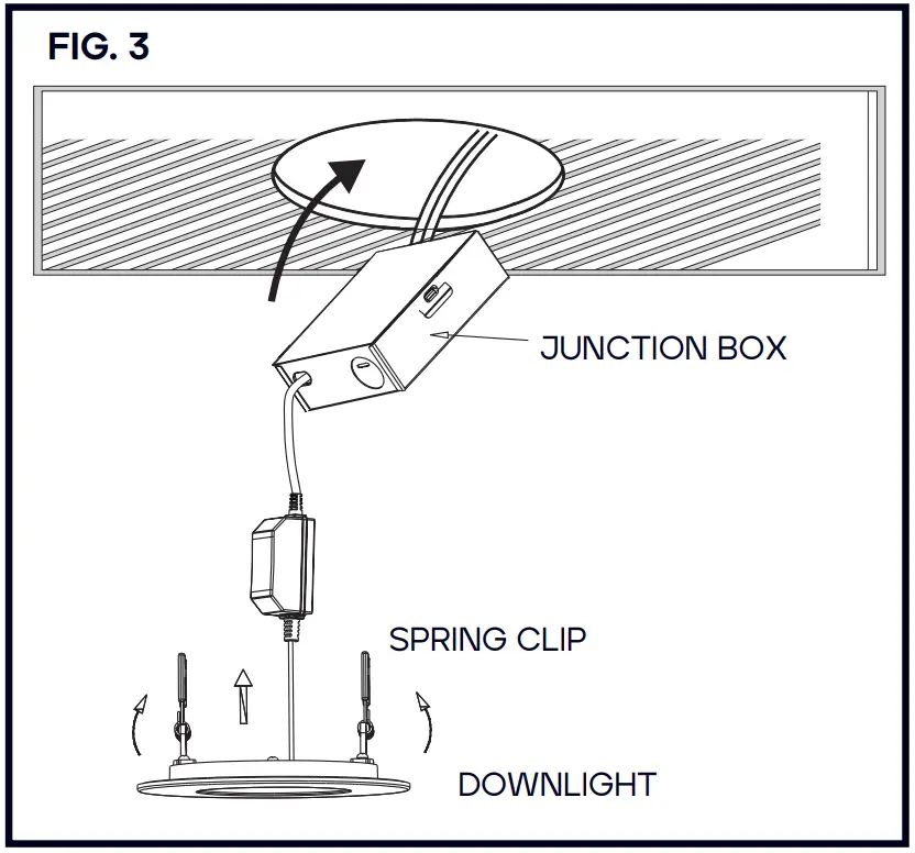 LUXRITE LR22740 Smart Recessed Mini Panel - CAUTION 3