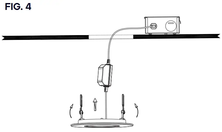 LUXRITE LR22740 Smart Recessed Mini Panel - CAUTION 4