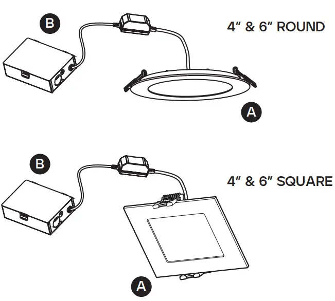 LUXRITE LR22740 Smart Recessed Mini Panel - CAUTION