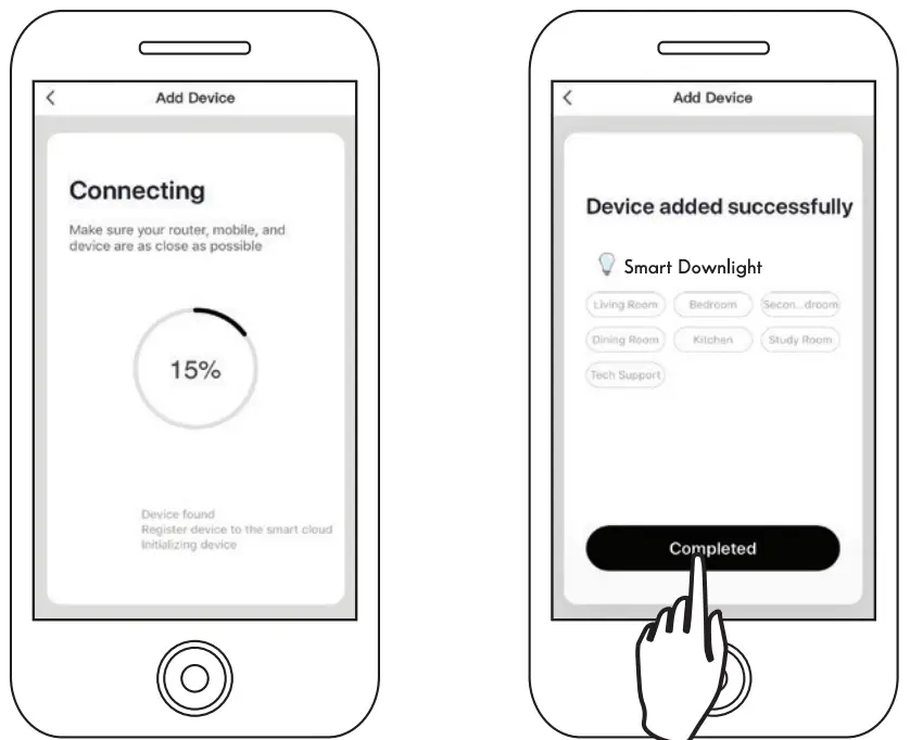 LUXRITE LR22740 Smart Recessed Mini Panel - Connection 3
