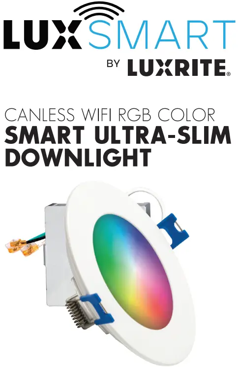 LUXRITE LR22740 Smart Recessed Mini Panel - Fig