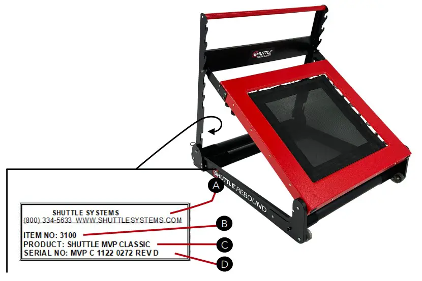 Shuttle 6110 Rebound System - contact